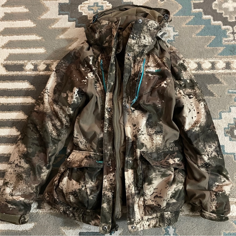 Cabela’s OutfitHer 3 in 1 camo parka